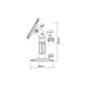thumbnail image 2 of SOPORTE PARA PARLANTES (2 UNID) A MURO O TECHO. 360ø. 3.5KG. BLANCO., 2 of 3