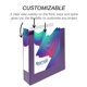 thumbnail image 5 of Carpeta Samsill Durable de 2 pulgadas, color morado, paquete de 4, 475 páginas, 5 of 7