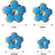 thumbnail image 2 of Cuatro clips de ventilación decorativos para salidas de aire de automóviles, diseño de apariencia de flores, dirección de conversión de 90 °, Ambientador de automóviles para mujeres y niñas, 2 of 5