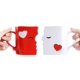 thumbnail image 2 of Set de tazas Blu Devil Kissing Anniversary Wedding Vegan Bone China, 2 of 6
