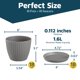 thumbnail image 2 of Macetas Lifemaster de 15 cm grises, pack de 18, para interior y exterior, 2 of 9
