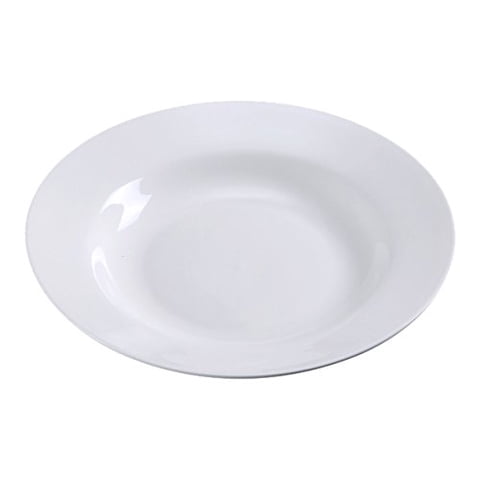 Cuenco Para Pasta Yanco Ps-115 De Porcelana Blanca, 740 Ml (Paquete De 12)