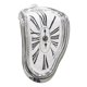 thumbnail image 1 of vintage retro arte novedad reloj de pared de fusión hogar colgante estante decoración plata, 1 of 5