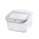 thumbnail image 5 of Contenedor De Almacenamiento De Arroz, Tapa Sellada, Contenedor De Almacenamiento De Arroz Para Cocina, Hogar, Armario, Blanco, Pequeño, 5 of 5