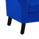 thumbnail image 4 of Banqueta Baul + Respaldo Lua 2c Felpa 20 Azul Rey, 4 of 6