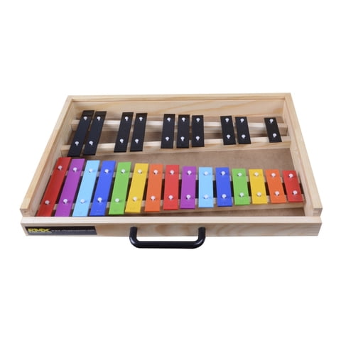 Metalofono 25 Notas Color - Caja Madera Rmx