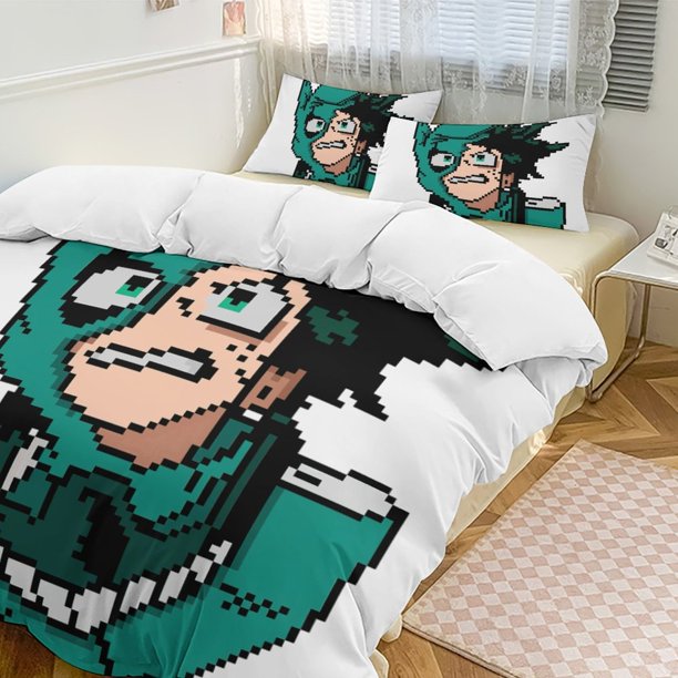 My Hero Academia Anime 3-Piece Twin Bed Set Fade-Resistant Microfiber
