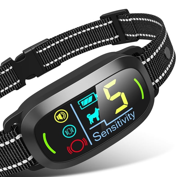 Collar antiladridos Oliry Smart AI para perros con 5 modos de entrenamiento IP67
