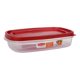 thumbnail image 1 of Hermético Easy Finds Lids Rectangular 1.3L Polipropileno 1 Pieza Transparente - Rojo, 1 of 1