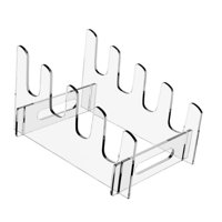 Bothyi - Soporte De Placa De Acrílico, Soporte De Exhibición De Vajilla Para Encimera De Restaurante, 4 Niveles