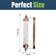 thumbnail image 3 of Termómetro exterior Thermometer World, 25 cm, efecto bronce, 3 of 8