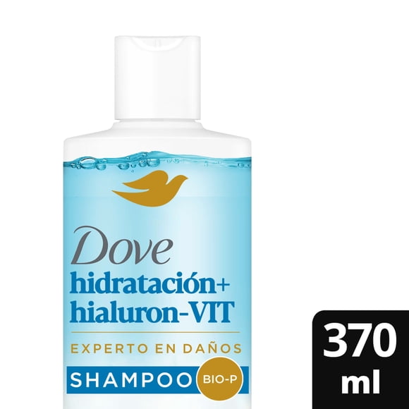 Shampoo Dove Hidratación + Hialurónico, 370 ml