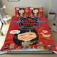 thumbnail image 1 of La Compañía Eléctrica Conjunto de sábanas temático, trío de piezas, cómodo y amigable con la piel, diseño único, regalo de decoración para el hogar para familiares, amigos y fans,140cm *210cm, 1 of 6
