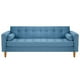 thumbnail image 1 of Sofa Retro 3cg Felpa 04 Azul Petroleo, 1 of 6
