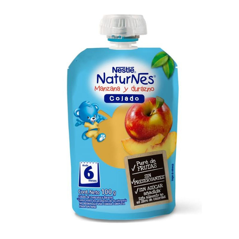 Compota Manzana Durazno, 100 g | Lider