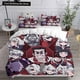 thumbnail image 1 of x1525 Bed SheetsGame Helltaker Bedding Sets Comforter Quilt Bed Cover Duvet Cover Pillow Case - Pieces Sets Bedroom Decoration Home Textiles 3-Piece Bedding Set (1 Duvet Cover + 2 Pillow Shams) nj1525, 1 of 5