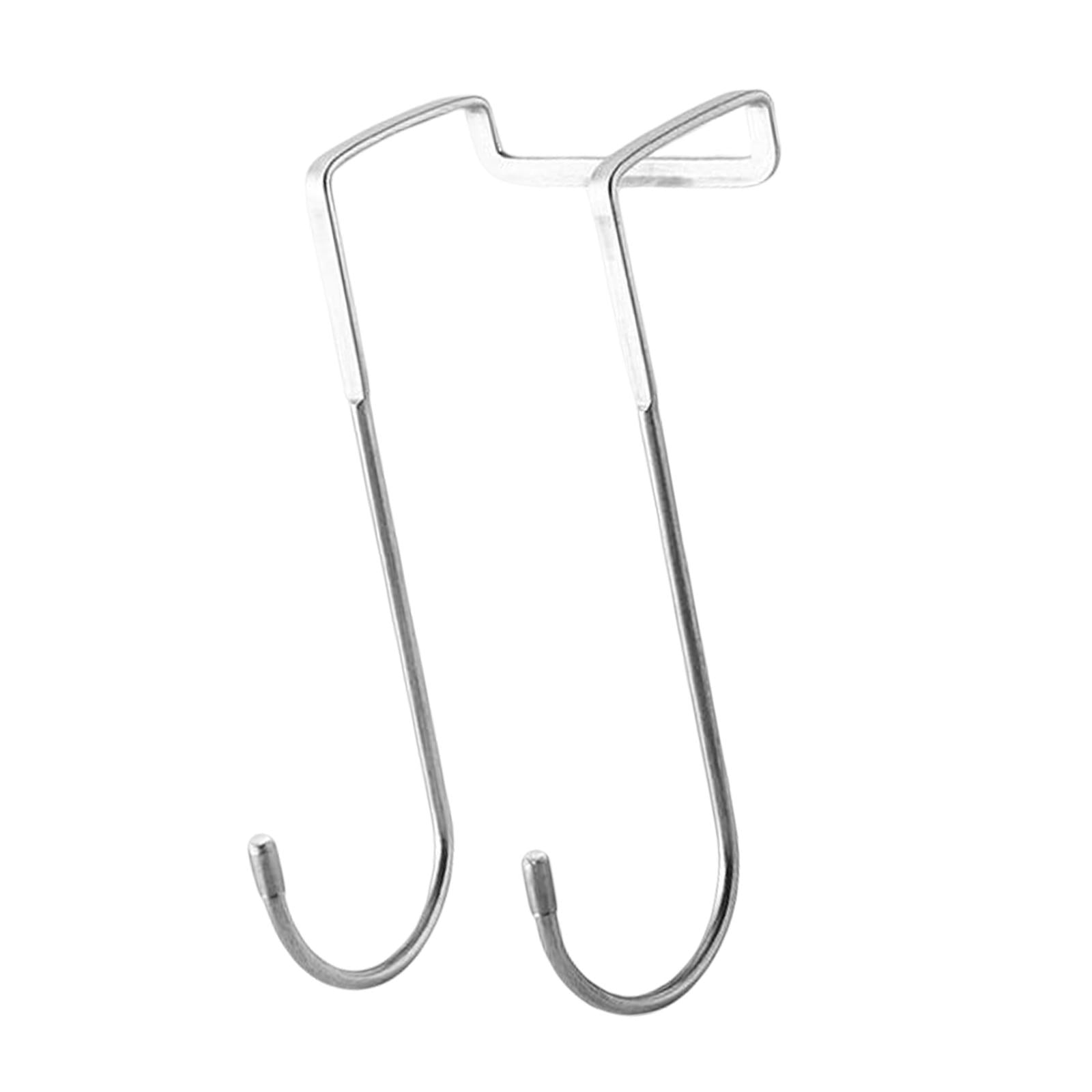 Bothyi - Gancho Para Puerta, Puerta De Armario, Armario De Cocina, Gancho Multifuncional De Acero Inoxidable Largo