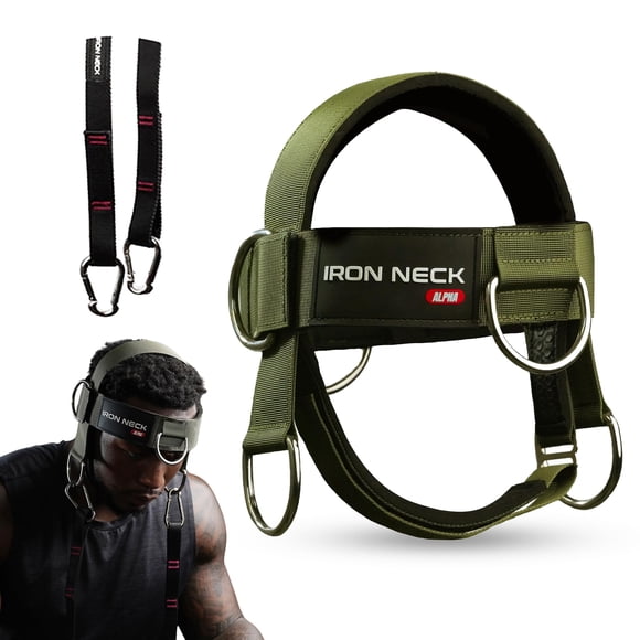 Entrenador de Cuello Iron Neck Alpha Arnés Ajustable para la Cabeza