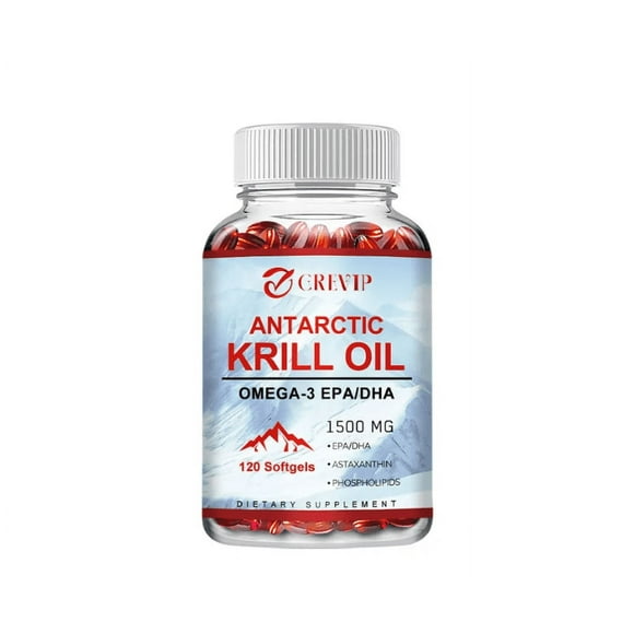 Antarctic Krill Oil Omega 3 Aceite De Krill 1500mg 120 Caps