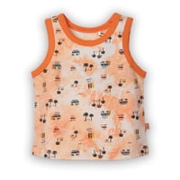 Polera Bebe Niño Naranjo Pillin