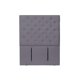 thumbnail image 1 of Respaldo Brescia Lino Gris Oscuro 1 Plaza, 1 of 2