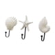thumbnail image 1 of 3 Ganchos Decorativos De Resina Para Pared, Para Cocina, Dormitorio, Estilo Rústico, Color Blanco., 1 of 5