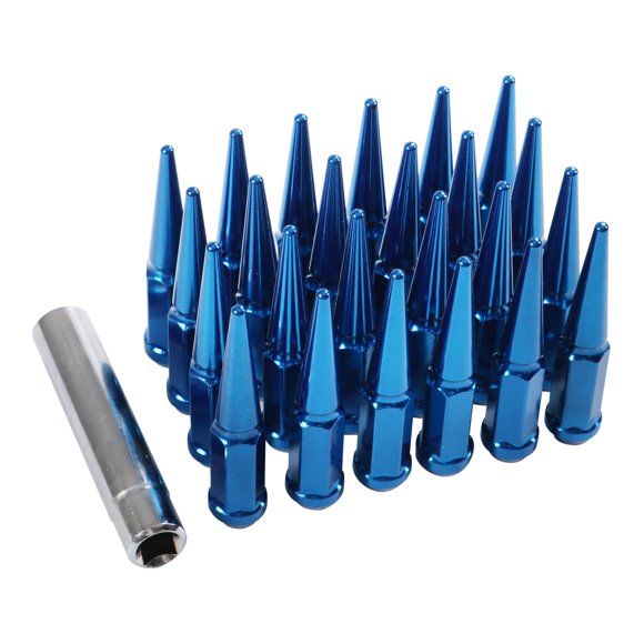 Tuercas CARMOCAR 14 mm × 1,5 con pinchos azules de 111 mm