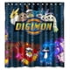 thumbnail image 1 of Cortina de ducha Digimon, juego de cortina de baño con ganchos, tamaño 66 x 72 pulgadas, 1 of 3