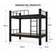 thumbnail image 2 of Camarote 1 Plaza de Acero con Escalera Barandas y Base de Madera 200x90x180 cm, 2 of 3