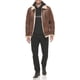 thumbnail image 4 of Chaqueta Calvin Klein de piel sintética tipo bomber con piel de oveja marrón, 4 of 4