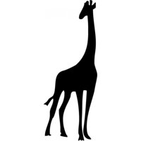 Rienda Libre Graphics - Decomural Giraffe Safari Animals Ws-15814