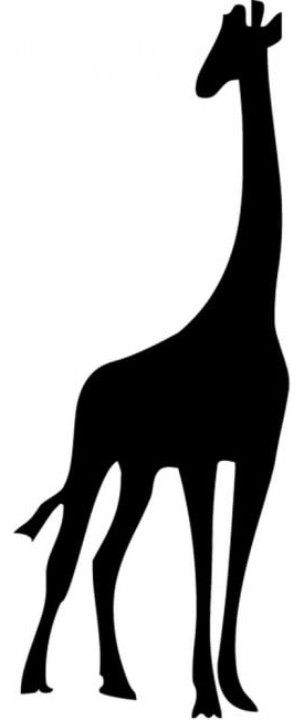 Rienda Libre Graphics - Decomural Giraffe Safari Animals Ws-15814