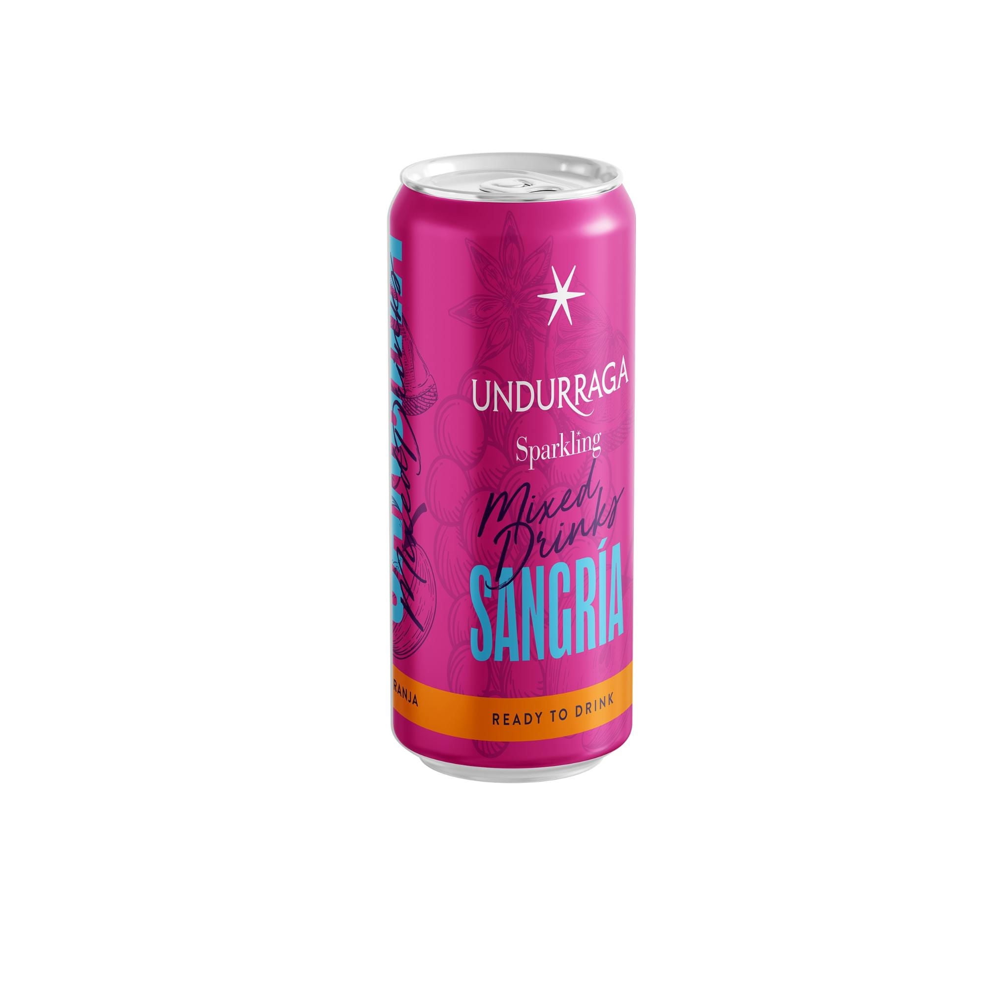 Espumante Sangria 10° Lata 310 ml Undurraga