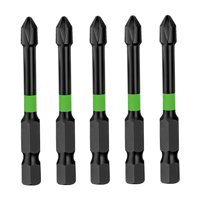 Magideal - Juego De 5 Puntas De Impacto Cruzadas Para Destornillador, Accesorios Para Herramientas Eléctricas 65 Mm