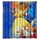 thumbnail image 1 of Cortina de ducha de fantasía de La Bella y la Bestia, juego de cortinas de baño con ganchos, tamaño 60 x 72 pulgadas, 1 of 3