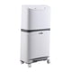 thumbnail image 2 of Bote De Basura De Cocina Capacidad De 48L Con Ruedas Con Tapa Bote De Basura Doble Cubierto, 2 of 5