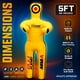 thumbnail image 4 of Lápiz capacitivo Grappling Dummy Stylus, amarillo, 60 pulgadas, para entrenamiento de MMA y BJJ, 4 of 7