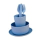 thumbnail image 5 of Juego De Vajilla De Paja De Trigo De 6 Piezas, Platos Y Cuencos Para Dormitorio Universitario, RV Azul, 5 of 5