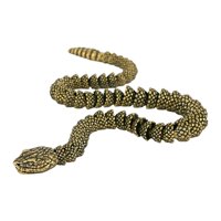 Magideal - Estatua De Serpiente/ De Latón, Regalo Coleccionable Realista, Decoración Del Hogar, Colección De Animales Artísticos, Figura De Decoración De E , Estatuilla De Estatuilla De Serpiente