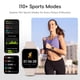 thumbnail image 5 of Reloj QTLLBT Smart 1.83" Bluetooth Call 100 Sports Rosa, 5 of 8