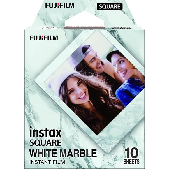 Película Instax Square White Marble FUJIFILM - 10 exposiciones