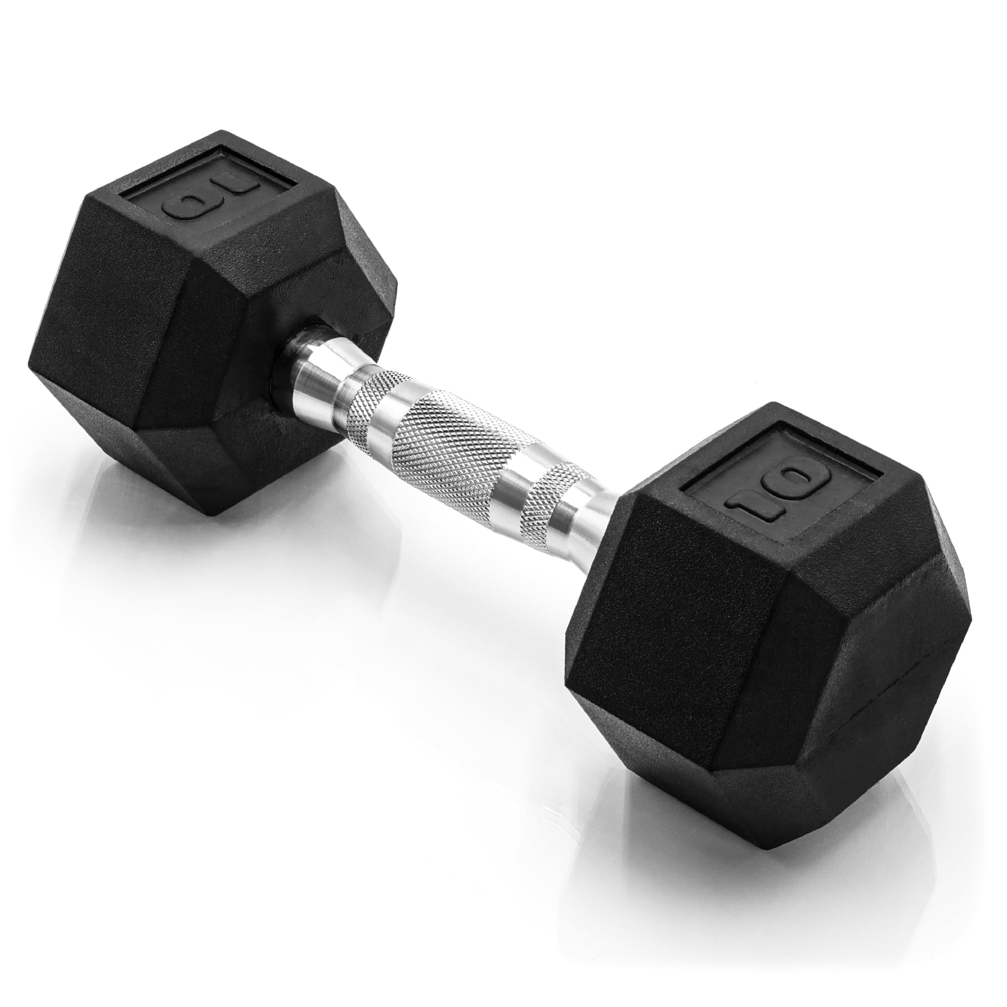 Cap Barbell - Mancuerna Cap Hexagonal Con Revestimiento De Mancuernas, 10 Libras/4,5 Kg, Nueva Edición