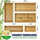 thumbnail image 2 of Juego de 5 cajas organizadoras con cajones de bambú para cocina y oficina, 2 of 3