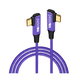 thumbnail image 1 of Cable carga ultra rápida reforzado USB c - c 240w Morado, 1 of 3