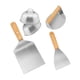 thumbnail image 5 of Kit De Accesorios Para Plancha Con Mango De Madera Para Espátula De Panqueques, Ideal Para Hornear, Picnics Y Camping, 5 Piezas, 5 of 5