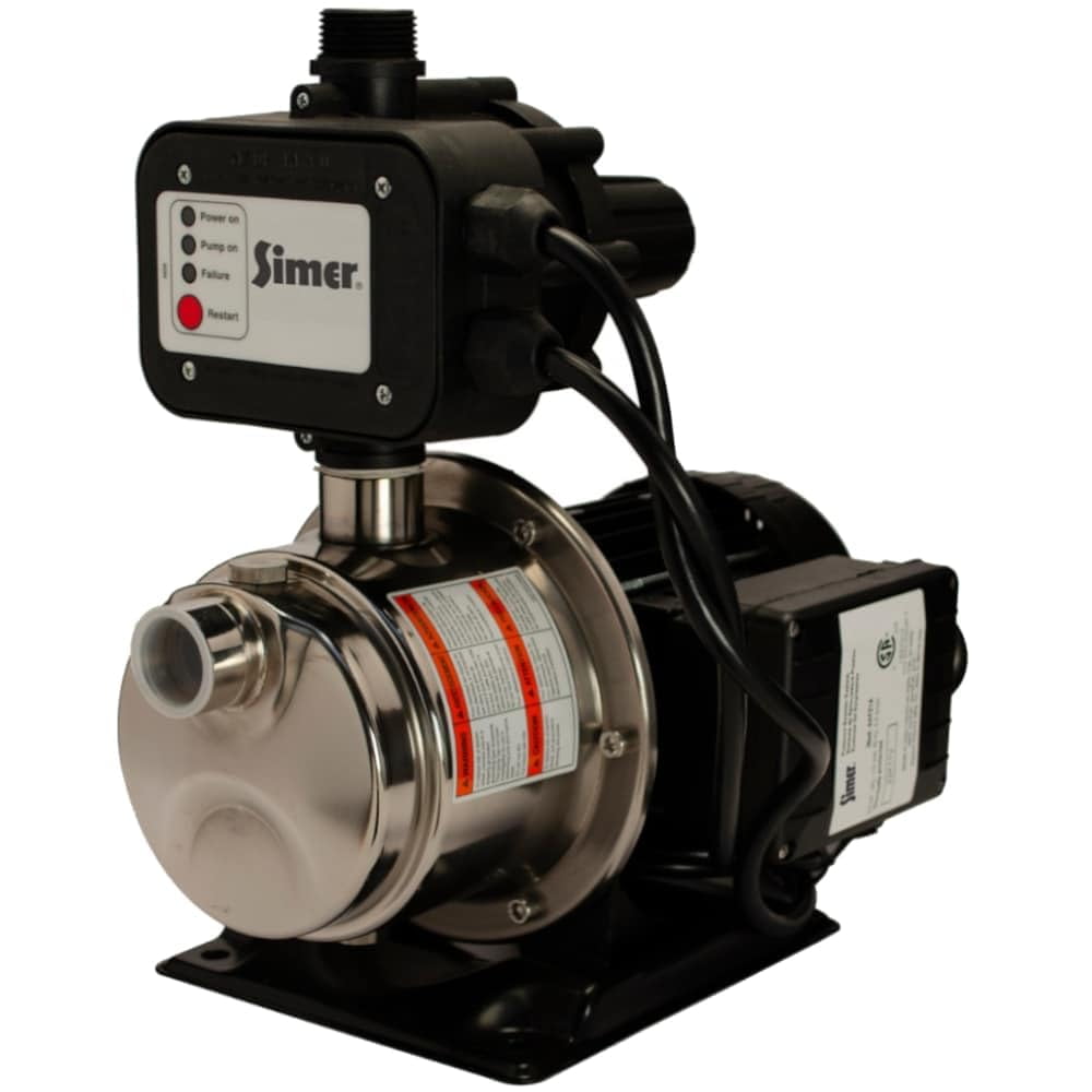 Bomba Elevadora De Presión Simer 4075ss-01 3/4 Hp 40 Psi