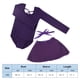 thumbnail image 5 of Maillot de ballet para niñas pequeñas, bailarina, baile, manga larga, volantes, tutú, falda, vestido de ballet y gimnasia, 5 of 5
