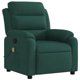 thumbnail image 5 of Sillón Reclinable con Masaje Casafoyer en Terciopelo Verde Oscuro, 5 of 5