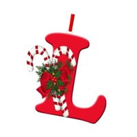 Magideal - Adorno Colgante Para De Navidad Con Letras, Adorno Colgante De Acrílico Para Navidad, Decoración Navideña Para Aniversario, Festival , L L