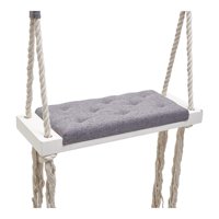 Bothyi - Asiento De Columpio De Madera Para Niños Para Habitación Infantil, Guardería, Accesorios De Fotografía, Color Gris